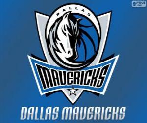 yapboz Logo Dallas Mavericks, NBA takımı. Güneybatı Grubu, Batı Konferansı